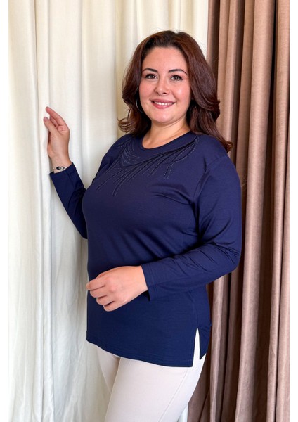 Kadın Taşlı Nakışlı Bluz 12