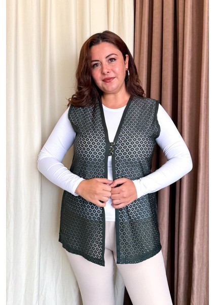 Kadın Dantel Kısa Yelek 260