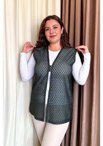 Kadın Dantel Kısa Yelek 260