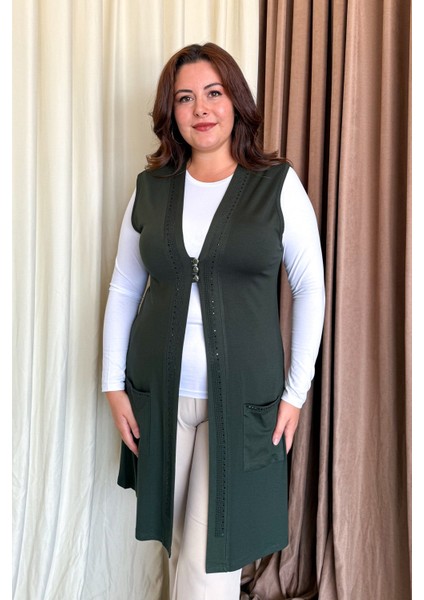 Kadın Uzun Yelek 504