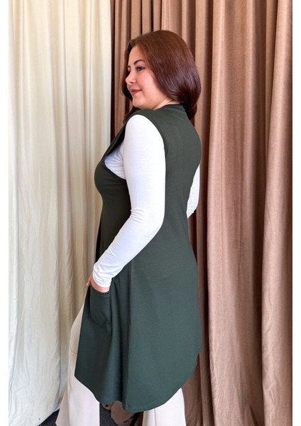 Kadın Uzun Yelek 504 indirimleri