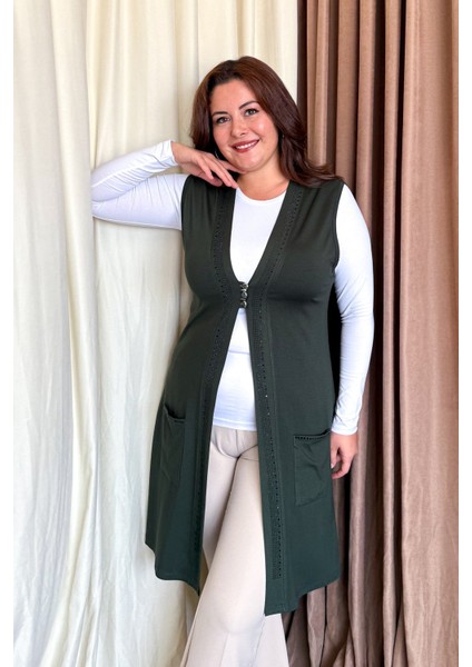 Kadın Uzun Yelek 504