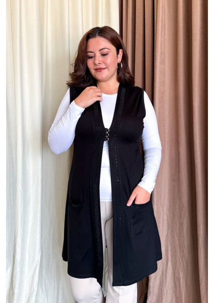 Kadın Uzun Yelek 504