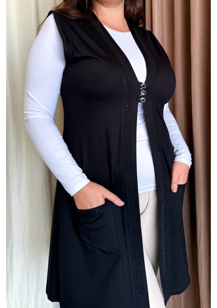 Kadın Uzun Yelek 504 indirimleri