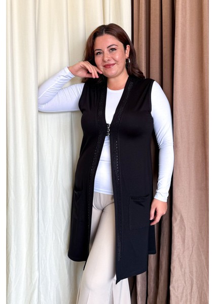 Kadın Uzun Yelek 504