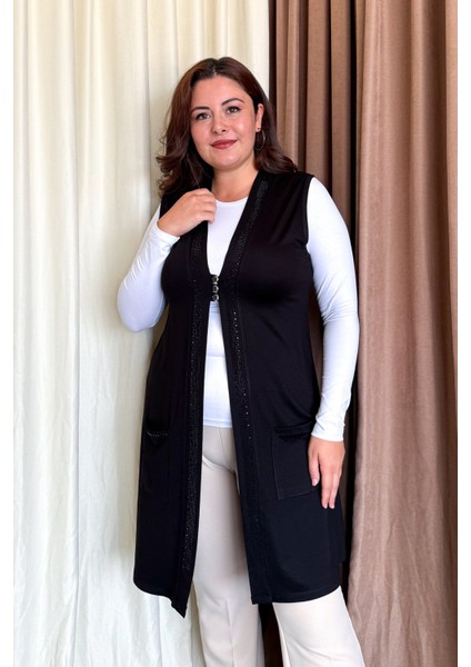 Kadın Uzun Yelek 504