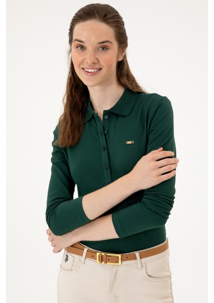 Kadın Koyu Yeşil Sweatshirt 50313593-VR079 fiyatları