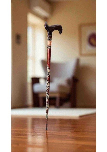 Özel Işlemeli Devrek Bastonu Kızılcık Ağacı modelleri