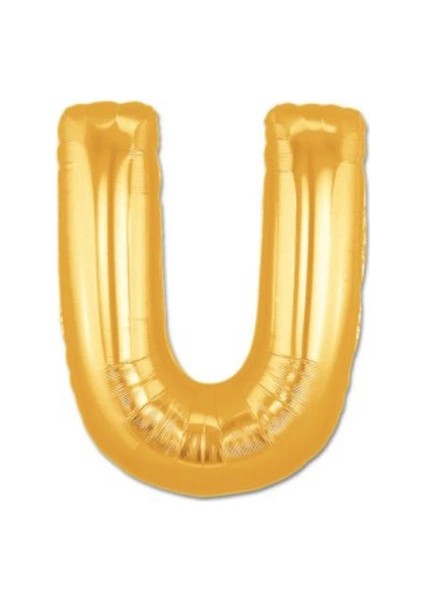 Altın Sarısı Folyo Harf Balon 1 Metre
