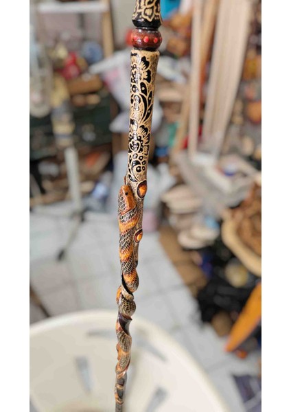 Özel Işlemeli Devrek Bastonu Kızılcık Ağacı fırsatları