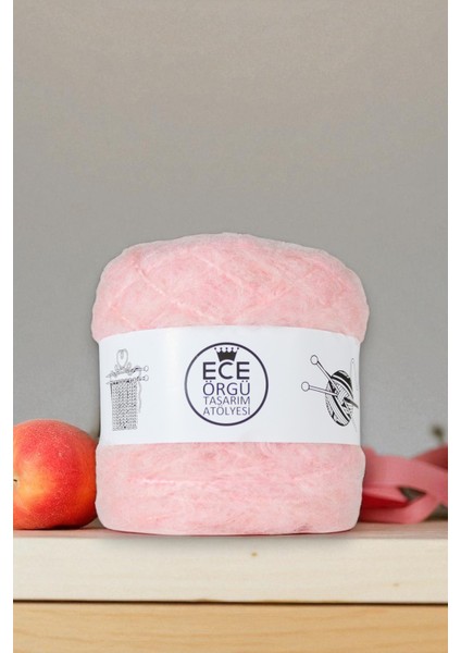 Şeftali Pembesi, Bol Tüylü, Moher Örgü İpi (200 Gr.) fiyatları