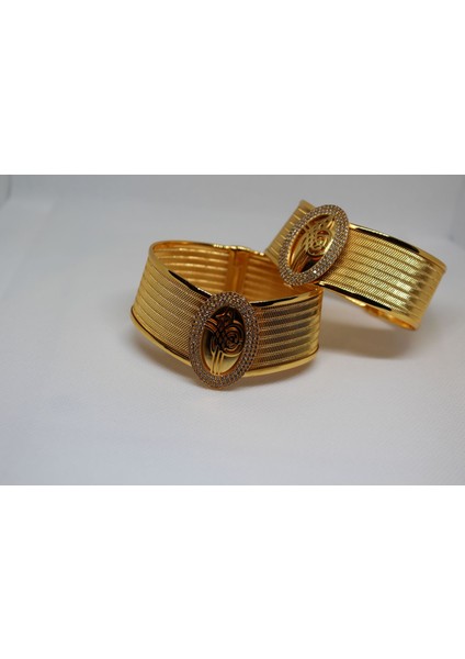 osmanlı tuğralı oval taşlı kelepçe bilezik altın indirimleri