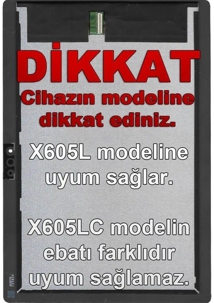 Tab M10 TB-X605L Ekran Dokunmatik Set Siyah