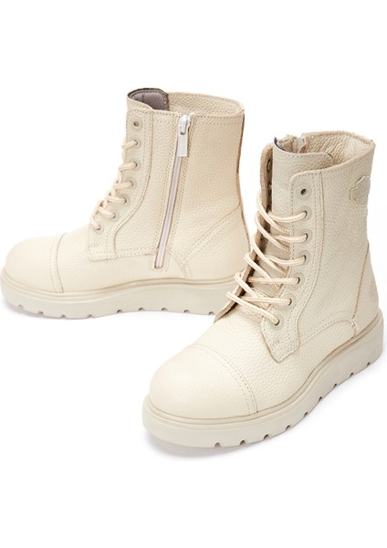Kadın Bej Tums Postal Deri Bot 025Z100630 modelleri