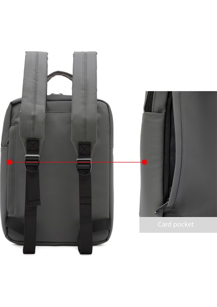 D-Pack Erkek Gri Kumaş Sırt Çantası 24Sbd30026F