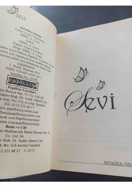 Benım Adım Ask Sevı Ertugrul Ozkan 2015 Basim Cok Temiz Kondisyonda modelleri