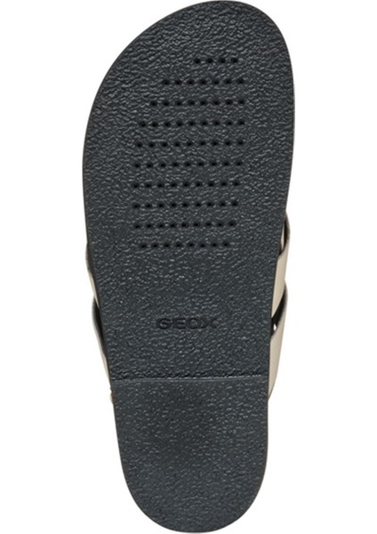 Kadın Krem D Adelash A - Smo.lea Deri Sandalet D55YWA00043C1122