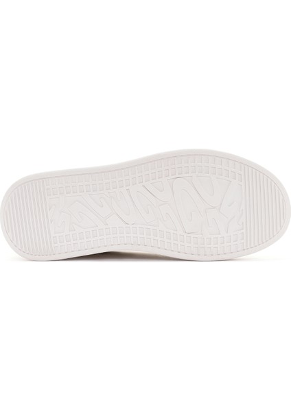 Kadın Bej New Era Bağcıklı Deri Sneaker G03G100028 fırsatları