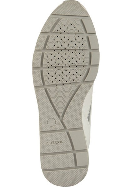 Kadın Beyaz Zosma Kalın Tabanlı Bağcıklı Deri Sneaker D368LA08504C1000
