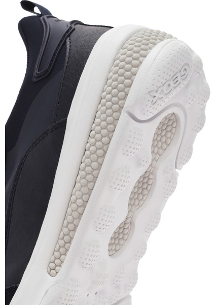 Erkek Lacivert Spherica Actif Bağcıklı Kumaş Sneaker U45BAD01122C4002