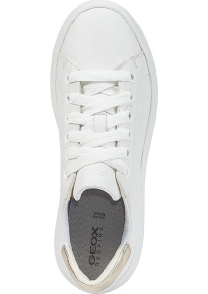 Kadın Beyaz Spherica Ec4.1 Deri Bağcıklı Sneaker D35TCB085Y2C0232