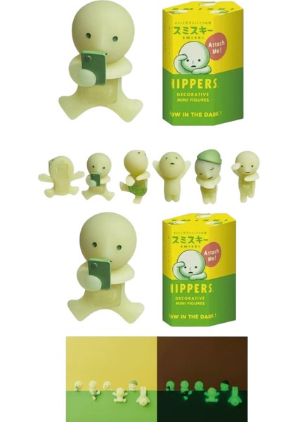 Sonny Angel Kendinden Yapışkanlı Telefon Aksesuarı Dekoratif Mini Figür Smiski Serisi Random