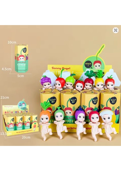 Sonny Angel Kendinden Yapışkanlı Cep Telefonu Tablet Araç Aksesuarı Sebze Serisi Karışık Gönderim fiyatları
