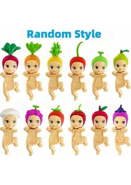 Sonny Angel Kendinden Yapışkanlı Cep Telefonu Tablet Araç Aksesuarı Sebze Serisi Karışık Gönderim modelleri