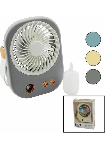 Su Spreyli Masaüstü USB Mini Fan