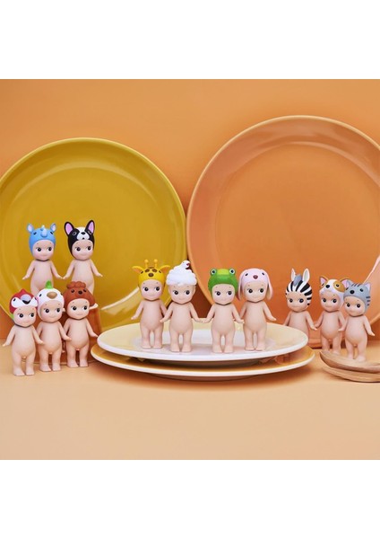 Sonny Angel Kendinden Yapışkanlı Cep Telefonu Tablet Araç Aksesuarı Animal Series 3 Karışık Gönderim modelleri