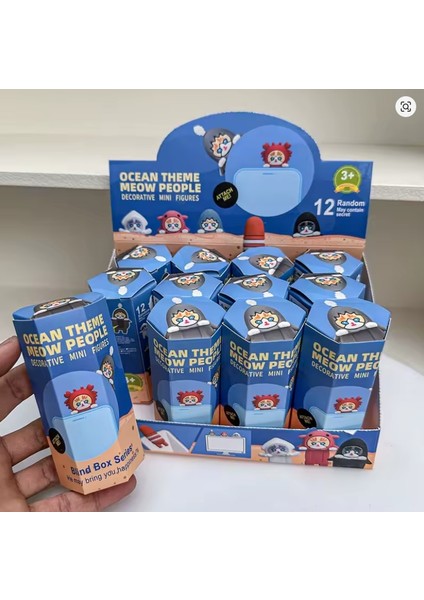 Sonny Angel Kendinden Yapışkanlı Telefon Aksesuarı Dekoratif Mini Figür Meow People Serisi Random