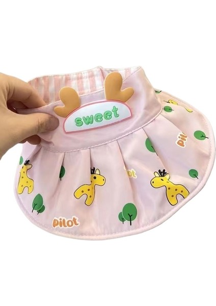 Yeni Çocuk Güneş Koruma Yaz Güneşlik Içi Boş Silindir Şapka Bebek Süper Sevimli Nefes Alabilen Ince (Yurt Dışından)