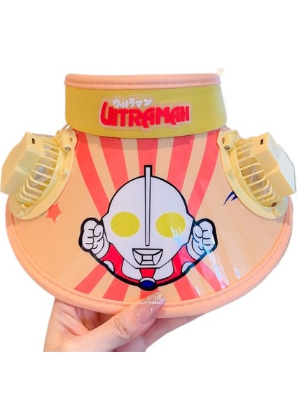 Fan Şapka Çocuk Yaz Dış Mekan Uv Koruma Güneşlik Büyük Siperlik Güneş Şapkası (Yurt Dışından)