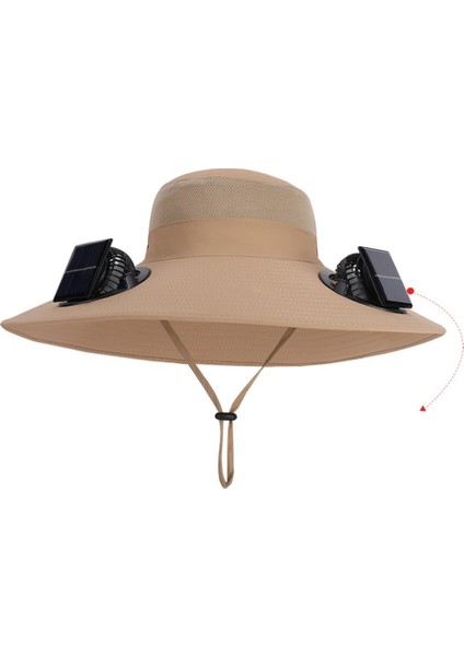 Yaz Aylarında Açık Havada Çok Amaçlı Eğlence Amaçlı Erkek Nefes Alabilen Çabuk Kuruyan Balıkçı Şapkası Için Güneş Fanı Şapkası (Yurt Dışından) modelleri