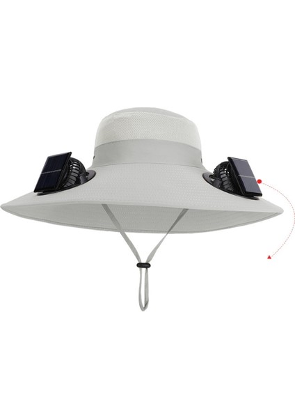 Yaz Aylarında Açık Havada Çok Amaçlı Eğlence Amaçlı Erkek Nefes Alabilen Çabuk Kuruyan Balıkçı Şapkası Için Güneş Fanı Şapkası (Yurt Dışından) modelleri