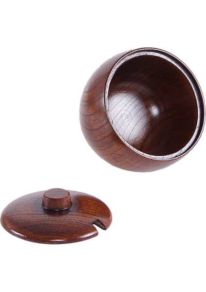 Masif Ahşap Baharat Kavanoz Şeker Kase Tuzlu Biber Baharat Kutusu Japon Tarzı ve Kapak Mutfak Aleti (Yurt Dışından) fiyatları