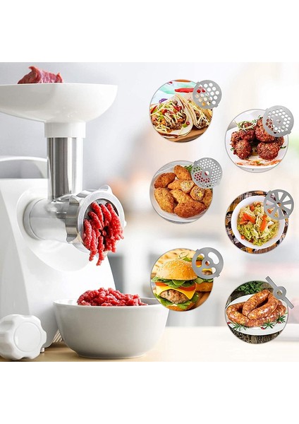 10PCS Et Öğütücü Bıçakları Seti, Paslanmaz Çelik Eti Öğütücü Plaka Diskleri Sosis Doldurucu Yüzük Yemek Taşlama Bıçakları (Yurt Dışından) indirimleri