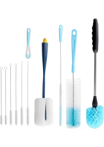 Çok Fonksiyonlu Fırçalar Şişe Fırçası Dar Boyun Bira Şişeleri Için Anti Statik Fırça Temizleme Seti (Yurt Dışından)