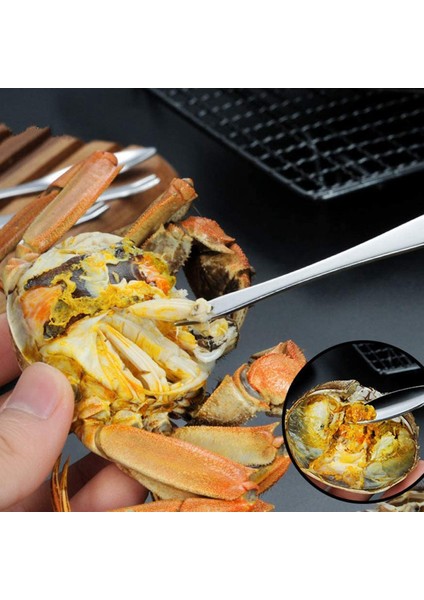 6pcs Deniz Ürünleri Aletleri 2 Çatallar Dahil 2 Istakoz Krakerleri Somun Krakeri, Yengeç Krakerleri ve 2 Istakoz Yengeç Malletleri (Yurt Dışından) indirimleri