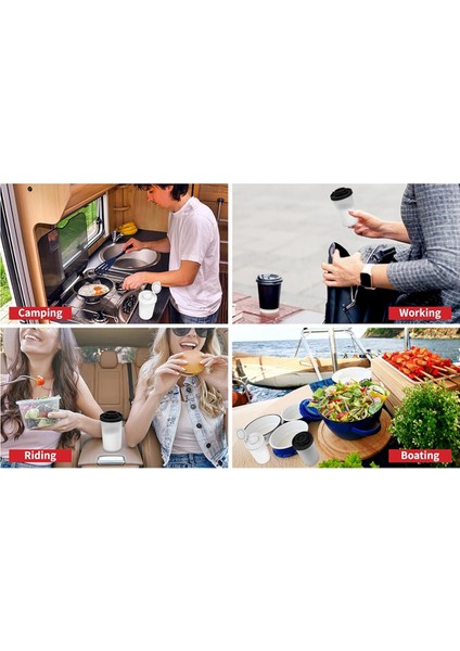 2 Adet Tuz ve Karabiber Kamp Için Piknik Açık Havada Mutfak Öğle Yemeği Kutuları Seyahat Baharat Dağıtıcı (Yurt Dışından) indirimleri