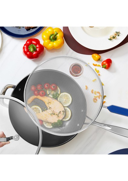 3 Paket Yahudu Tavan Yemek, Paslanmaz Çelik Koruma, Sıcak Yağ Kalkanı Ana Yanık&#39;ı Durdurmak Için (Yurt Dışından) indirimleri