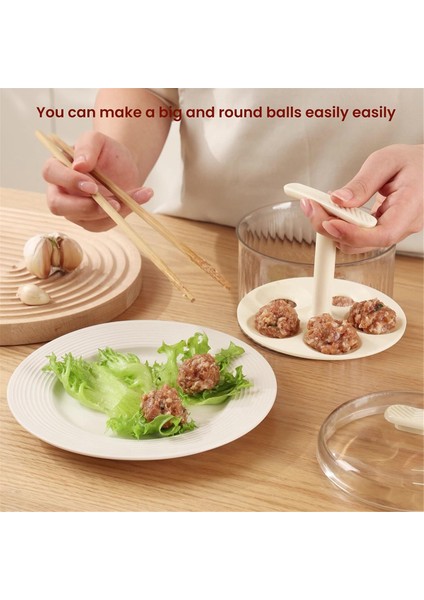 5 Top Made Bay Maker Aracı Mutfer Kazan Kal Kalıp, Mutfak Ekstrüde Köfte Yapma Aracı Beyaz (Yurt Dışından) fiyatları