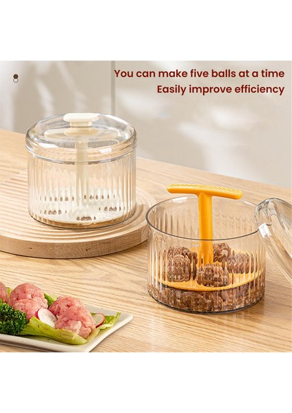 5 Top Made Bay Maker Aracı Mutfer Kazan Kal Kalıp, Mutfak Ekstrüde Köfte Yapma Aracı Beyaz (Yurt Dışından) fırsatları