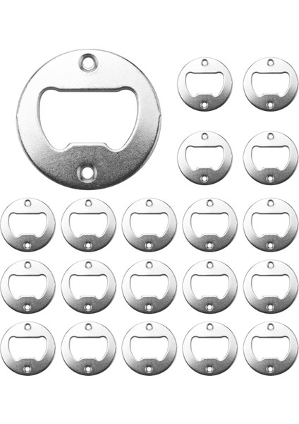 Şişe Açıcı Ekleme Kiti, 20 Set Yuvarlak Inset Şişe Açıcı Kiti Dıy Anahtarlık Için Bira Anahtarı Kavanoz Şişe Açıcı Tirkson (Yurt Dışından)