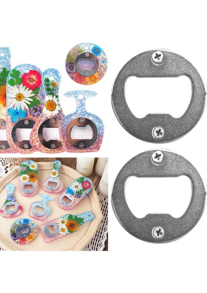 Şişe Açıcı Ekleme Kiti, 20 Set Yuvarlak Inset Şişe Açıcı Kiti Dıy Anahtarlık Için Bira Anahtarı Kavanoz Şişe Açıcı Tirkson (Yurt Dışından) modelleri