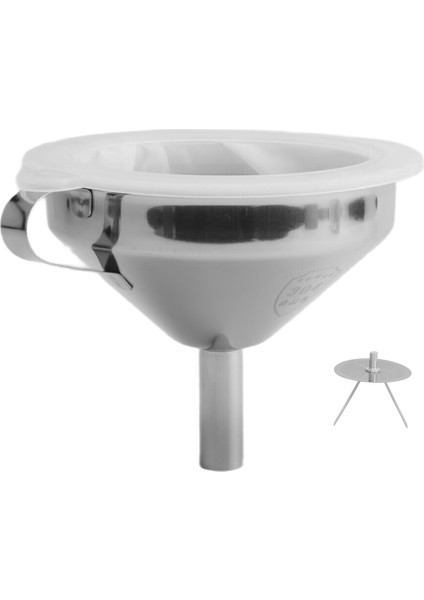 5.1 Inç 304 Paslanmaz Çelik Mutfak Hunisi, Sıvı Aktarmak Için 200 Örgü Gıda Filtresi Süzgeç, Yağ, Reçel Yapmak (Yurt Dışından) fiyatları