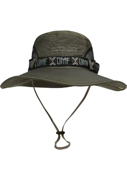 Şapka Erkekler Açık Hava Balıkçılığı Balıkçı Şapkası Erkekler Geniş Siperlikli Güneş Şapkası Yaz Güneş Şapkası Yüz Güneşini Örtmek Için Katlanabilir (Yurt Dışından)