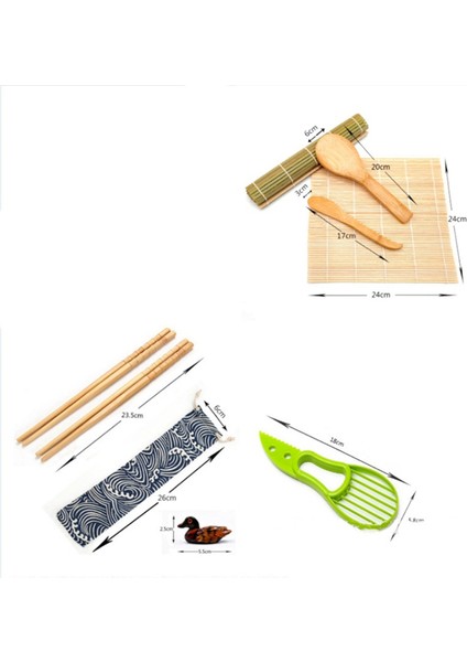 1set Suşi Üreticisi Suşi Kalıp Kitlesi Sebze Eti Haddeleme Bambu Mat Diy Mutfak Alet Aksesuarları (Yurt Dışından) indirimleri