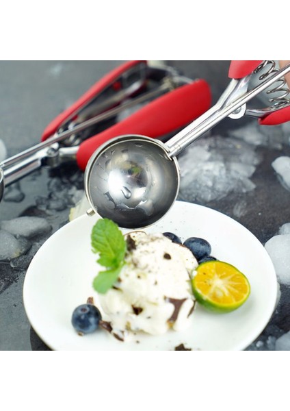 3cm Dondurma Kepçesi Kurabiye Topu Paslanmaz Dondurma Top Kaşık Meyveleri Topu Patates Püresi Mutfak Alet-Kırmızı (Yurt Dışından) modelleri