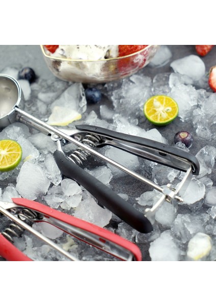 3cm Dondurma Kepçesi Kurabiye Topu Paslanmaz Dondurma Top Kaşık Meyveleri Topu Patates Püresi Mutfak Alet-Kırmızı (Yurt Dışından) indirimleri